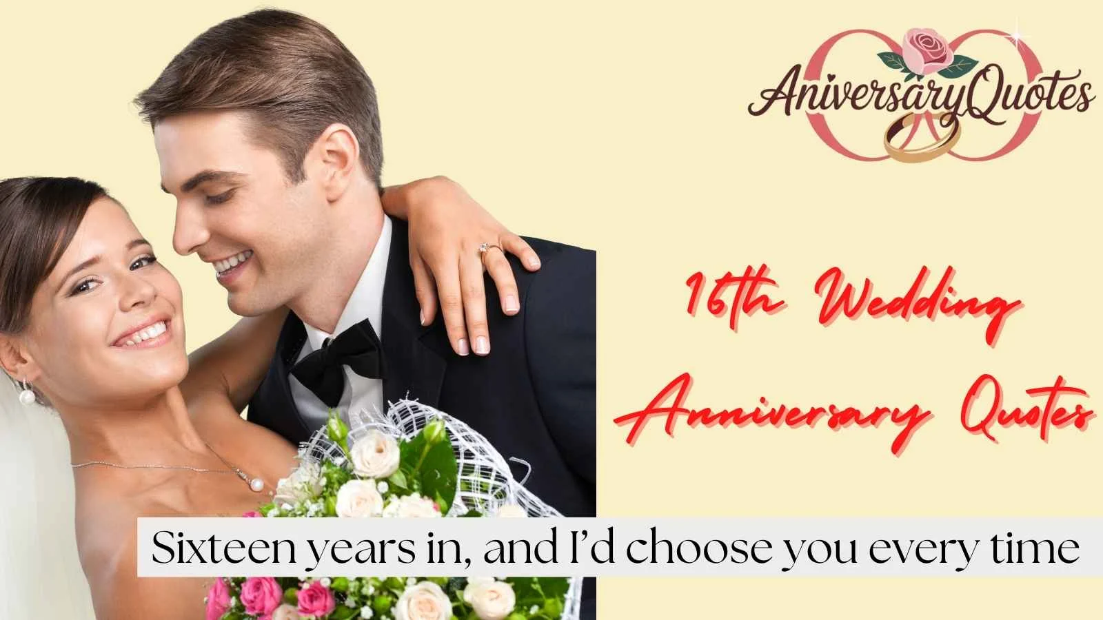 16th Wedding Anniversary Quotes