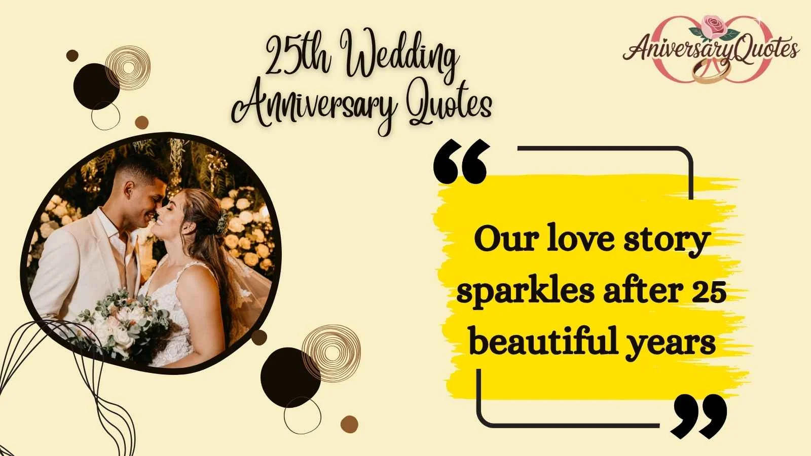 25th Wedding Anniversary Quotes