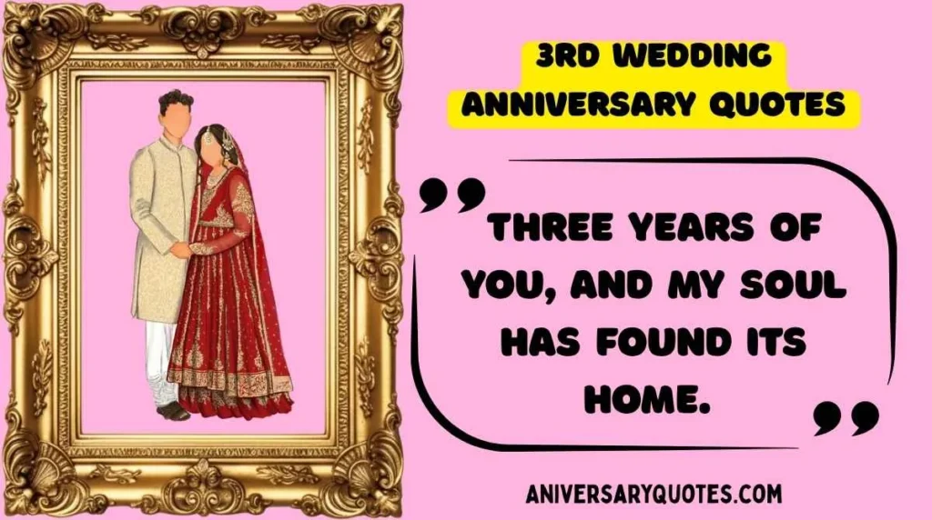 Deep and Meaningful 3rd Wedding