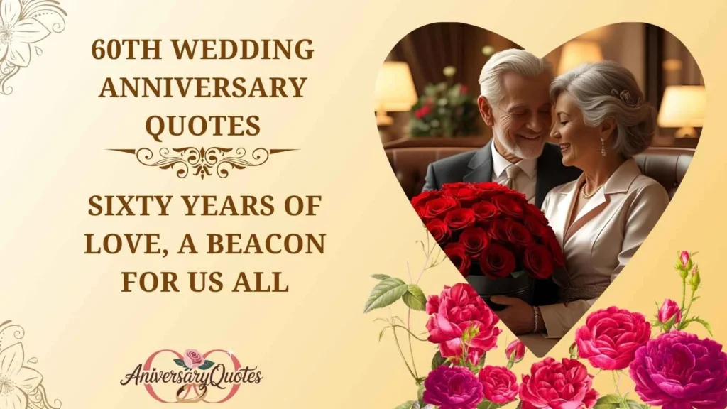 Inspirational 60th Anniversary Quotes