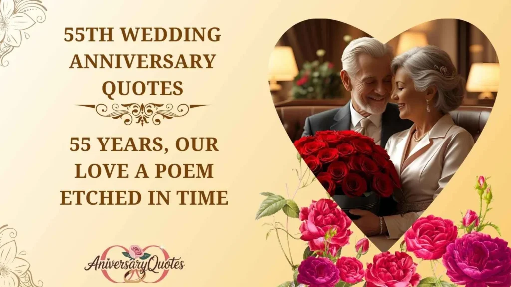 Poetic 55th Anniversary Captions