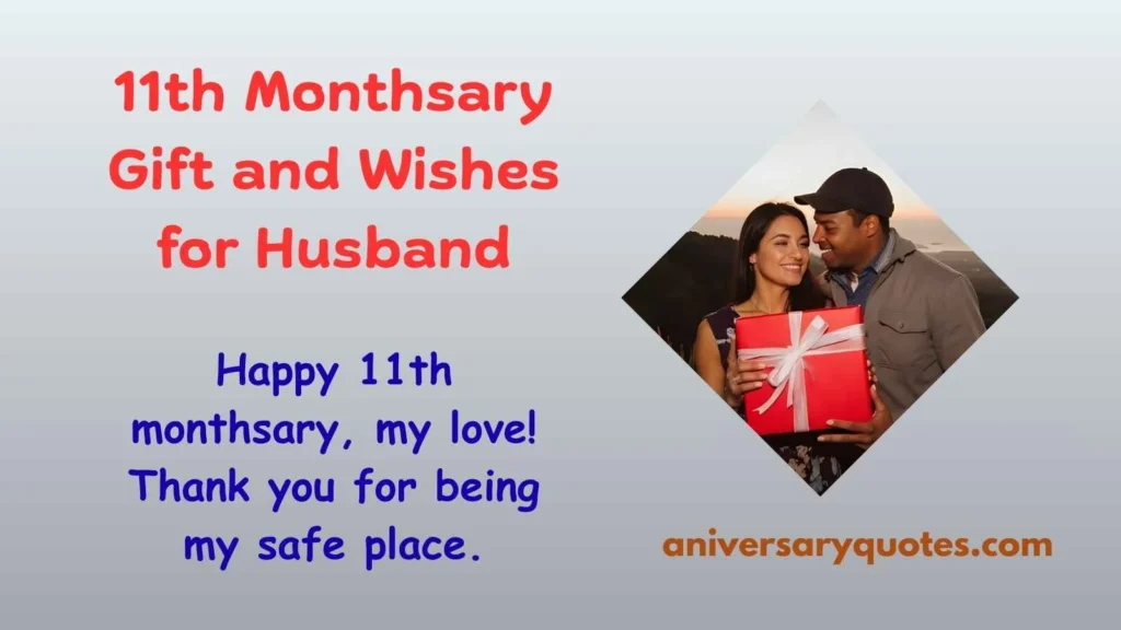 11th Monthsary Gift and Wishes for Husband
