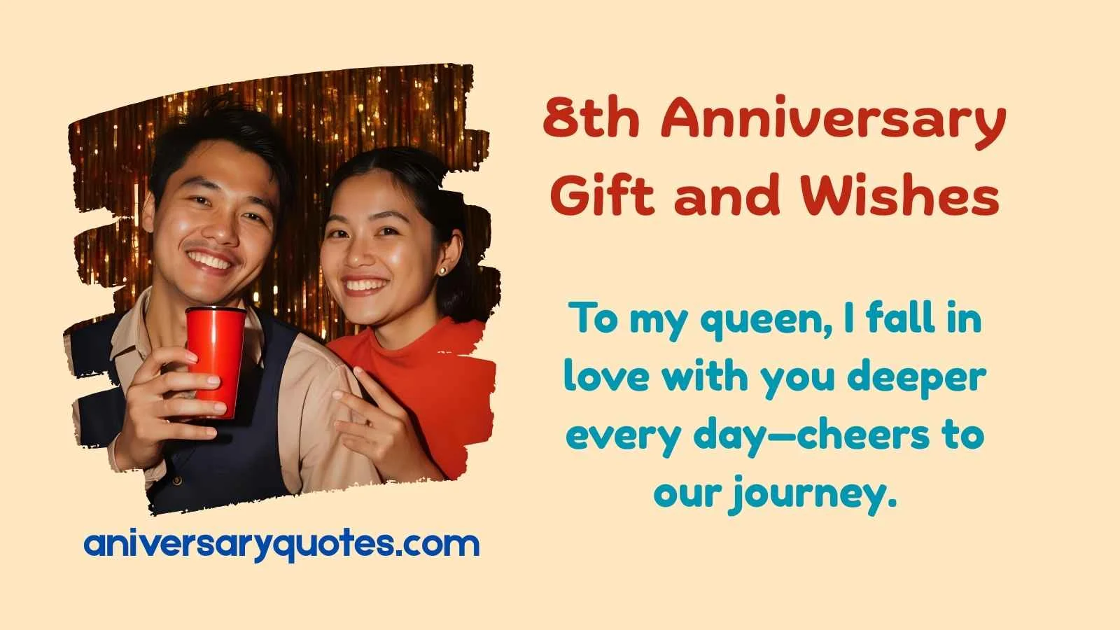 8th Anniversary Gift and Wishes