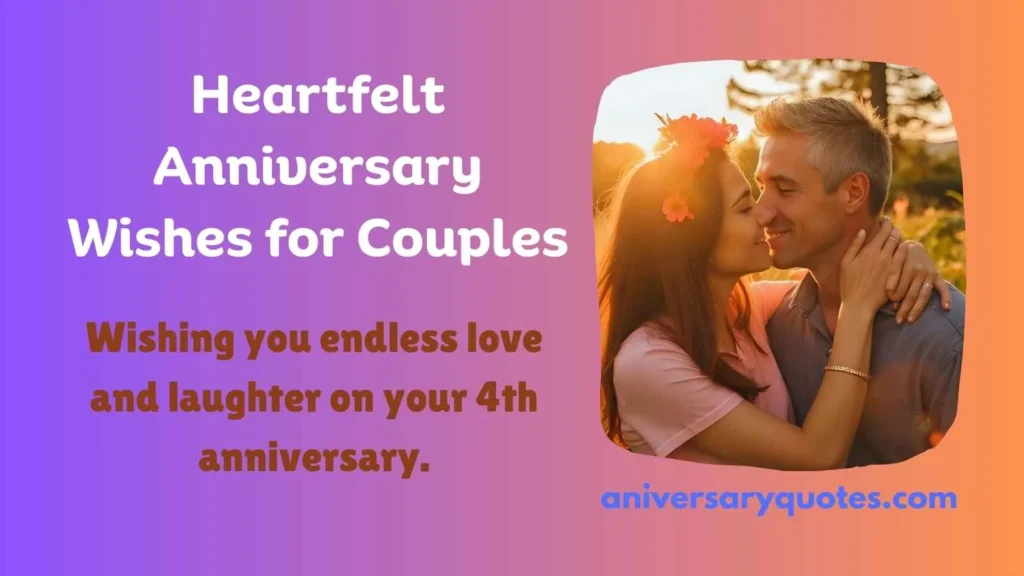 Heartfelt Anniversary Wishes for Couples