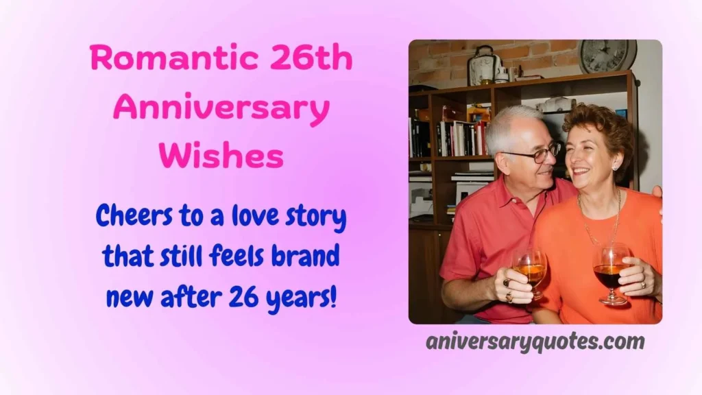 Romantic 26th Anniversary Wishes