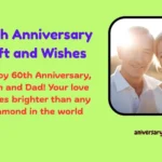 60th Anniversary Gift and Wishes